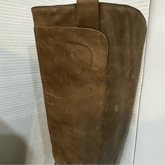 Franco Sarto Ontario Leather Heeled Knee High Riding Boots size 10 M - Picture 5 of 8